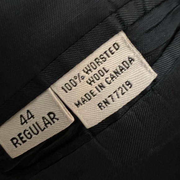 Joseph Feiss mens Blazer 100% pure Worsted Wool size 44R. - Picture 8 of 11